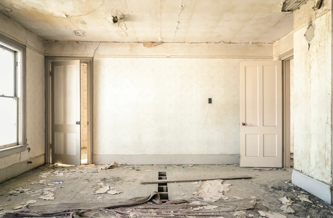 Waste disposal crew managing a cleanout project in Essexville